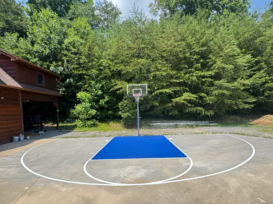 Backyard court built by Victory Concrete & Courts in Metro Atlanta, project 1