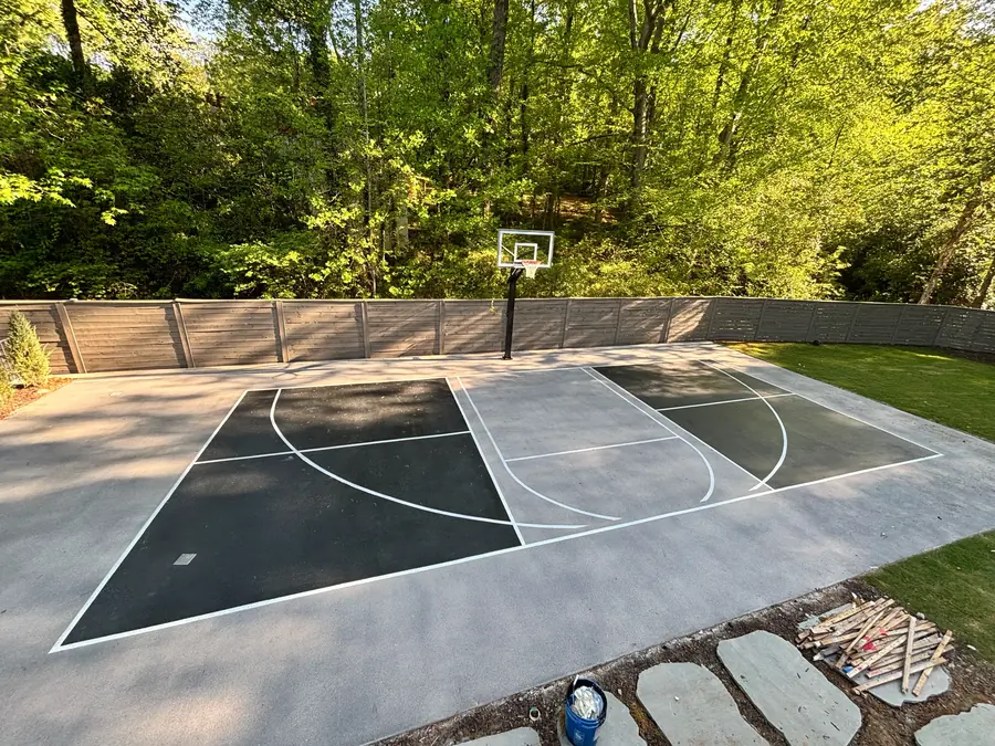 Backyard court built by Victory Concrete & Courts in Metro Atlanta, project 3