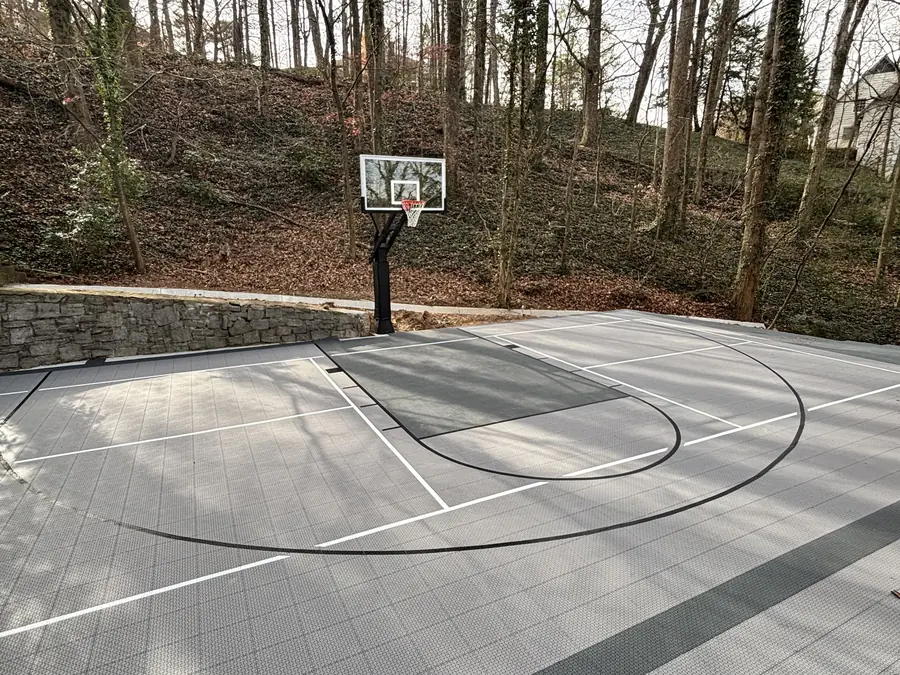 Backyard court built by Victory Concrete & Courts in Metro Atlanta, project 5