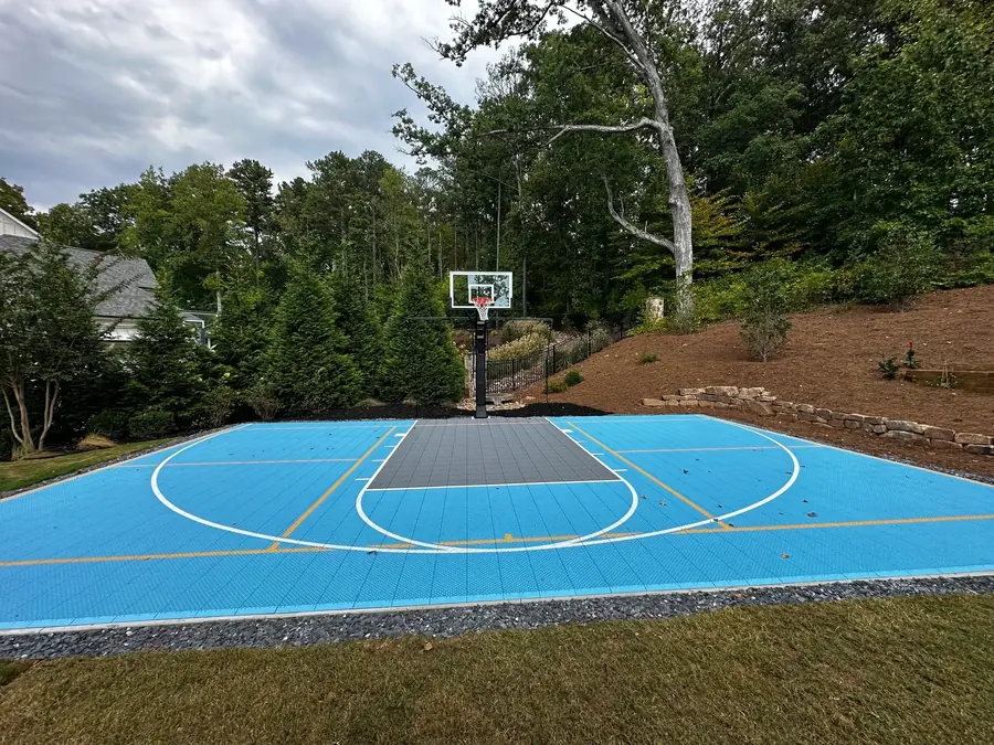Backyard court built by Victory Concrete & Courts in Metro Atlanta, project 6