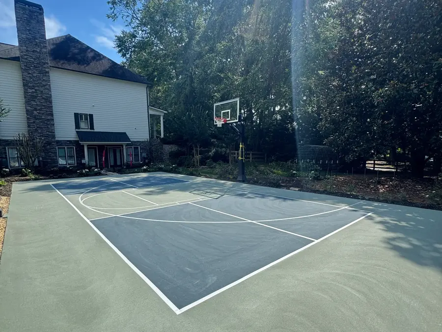Backyard court built by Victory Concrete & Courts in Metro Atlanta, project 7