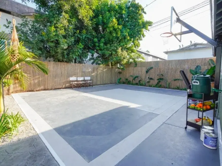Backyard court built by Victory Concrete & Courts in Metro Atlanta, project 8